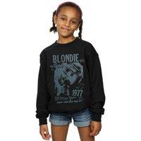 Blondie Girl's Tour 1977 Chest Sweatshirt in Black | Size: 3-4 Years