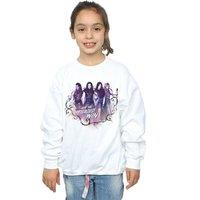 Disney Girl's The Descendants The Fiercest Win Sweatshirt in White | Size: 3-4 Years