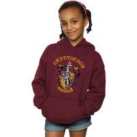 Harry Potter Girl's Gryffindor Crest Hoodie in Burgundy | Size: 12-13 Years