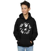 Disney Boy's Nightmare Before Christmas Jack Bat Circle Hoodie in Black | Size: 3-4 Years