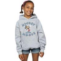 Disney Girl's Mickey Mouse Dash Hoodie in Grey | Size: 3-4 Years