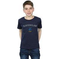 Harry Potter Boy's Ravenclaw Crest T-Shirt in Navy | Size: 7-8 Years