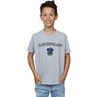 Harry Potter Boy's Ravenclaw Crest T-Shirt in Grey | Size: 5-6 Years