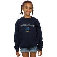 Harry Potter Girl's Ravenclaw Crest Sweatshirt in Navy | Size: 7-8 Years