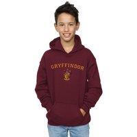 Harry Potter Boy's Gryffindor Crest Hoodie in Burgundy | Size: 9 Years