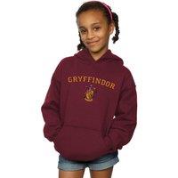 Harry Potter Girl's Gryffindor Crest Hoodie in Burgundy | Size: 12-13 Years