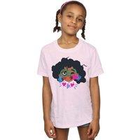 Disney Girl's Encanto Mirabel Kiss Cotton T-Shirt in Baby Pink | Size: 3-4 Years