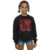 Disney Girl's The Lion King Heart Of A Lioness Sweatshirt in Black | Size: 3-4 Years