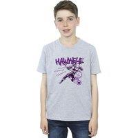 Marvel Boy's Hawkeye Shoots T-Shirt in Grey | Size: 3-4 Years