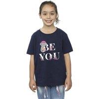 Disney Girl's Dumbo Be You Cotton T-Shirt in Navy | Size: 7-8 Years