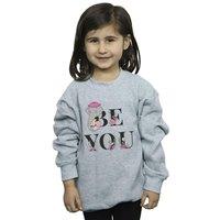 Disney Girl's Dumbo Be You Sweatshirt in Grey | Size: 3-4 Years