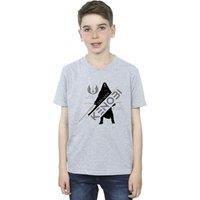 Star Wars Boy's Obi-Wan Kenobi Jedi Knight T-Shirt in Grey | Size: 3-4 Years
