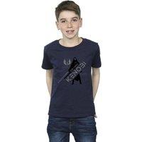 Star Wars Boy's Obi-Wan Kenobi Jedi Knight T-Shirt in Navy | Size: 3-4 Years
