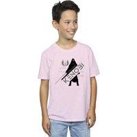 Star Wars Boy's Obi-Wan Kenobi Jedi Knight T-Shirt in Baby Pink | Size: 3-4 Years