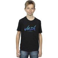 Star Wars Boy's Obi-Wan Kenobi Jedi Painted Font T-Shirt in Black | Size: 3-4 Years