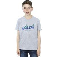 Star Wars Boy's Obi-Wan Kenobi Jedi Painted Font T-Shirt in Grey | Size: 3-4 Years