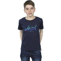 Star Wars Boy's Obi-Wan Kenobi Jedi Painted Font T-Shirt in Navy | Size: 3-4 Years