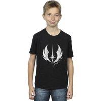 Star Wars Boy's Obi-Wan Kenobi Order Fractured T-Shirt in Black | Size: 3-4 Years