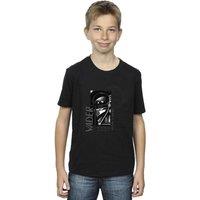 Star Wars Boy's Obi-Wan Kenobi Sith SciFi Collage T-Shirt in Black | Size: 3-4 Years