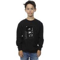 Star Wars Boy's Obi-Wan Kenobi Sith SciFi Collage Sweatshirt in Black | Size: 3-4 Years