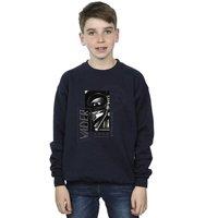 Star Wars Boy's Obi-Wan Kenobi Sith SciFi Collage Sweatshirt in Navy | Size: 3-4 Years