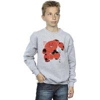 Disney Boy's Big Hero 6 Baymax Suite Pose Sweatshirt in Grey | Size: 3-4 Years