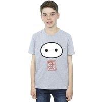 Disney Boy's Big Hero 6 Baymax Icon T-Shirt in Grey | Size: 3-4 Years