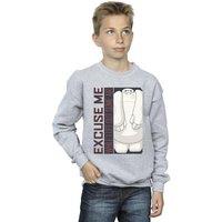 Disney Boy's Big Hero 6 Baymax Excuse Me Some Air Sweatshirt in Grey | Size: 3-4 Years