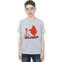 Disney Boy's Big Hero 6 Baymax Fist Bump Cutout T-Shirt in Grey | Size: 3-4 Years