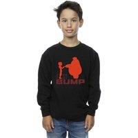 Disney Boy's Big Hero 6 Baymax Fist Bump Cutout Sweatshirt in Black | Size: 3-4 Years