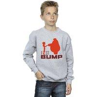 Disney Boy's Big Hero 6 Baymax Fist Bump Cutout Sweatshirt in Grey | Size: 3-4 Years