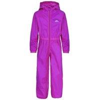 Trespass Button Rain Suit in Purple | Size: 3-4 Years