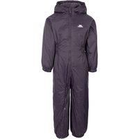 Trespass Button Rain Suit in Dark Grey | Size: 2-3 Years