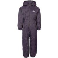 Trespass Babies Button Rain Suit in Dark Grey | Size: 18-24 m