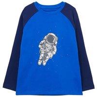Lighthouse Clothing Boy's Mason Long Sleeved Cotton Top in Blue | Size: 2-3 Years