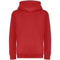 AWDis Plain Blue Hoodie in Red | Size: 12-13 Years