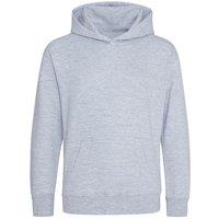 AWDis Plain Blue Hoodie in Grey | Size: 3-4 Years
