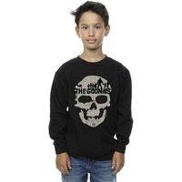 The Goonies Boy's Map Skull Sweatshirt in Black | Size: 3-4 Years