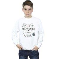 Harry Potter Boy's Wizard In Training Sweatshirt in White | Size: 7-8 Years