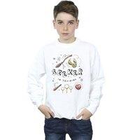 Harry Potter Boy's Seeker In Training Sweatshirt in White | Size: 12-13 Years