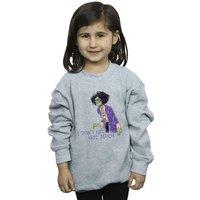 Disney Girl's Hocus Pocus Dont Get Out Much Sweatshirt in Grey | Size: 3-4 Years