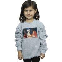 Disney Girl's Lady & The Tramp Spaghetti Photo Sweatshirt in Grey | Size: 3-4 Years