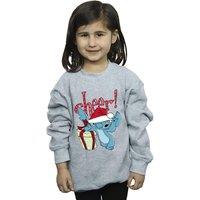 Disney Girl's Lilo & Stitch Cheer Sweatshirt in Grey | Size: 3-4 Years
