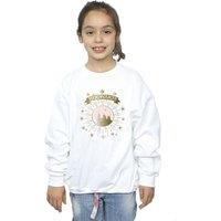 Harry Potter Girl's Hogwarts Yule Ball Sweatshirt in White | Size: 7-8 Years