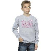 Disney Boy's Chip n Dale Nuts About You Sweatshirt in Grey | Size: 5-6 Years