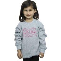 Disney Girl's Chip n Dale Nuts About You Sweatshirt in Grey | Size: 5-6 Years