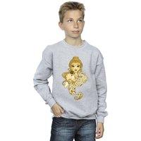 Disney Boy's Beauty & The Beast Never Judge Sweatshirt in Grey | Size: 5-6 Years