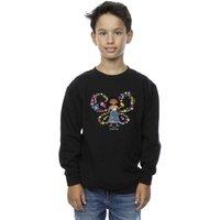 Disney Boy's Encanto Mirabel Butterfly Sweatshirt in Black | Size: 3-4 Years