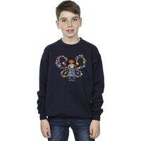 Disney Boy's Encanto Mirabel Butterfly Sweatshirt in Navy | Size: 3-4 Years