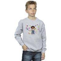 Disney Boy's Encanto Mirabel Butterfly Sweatshirt in Grey | Size: 3-4 Years